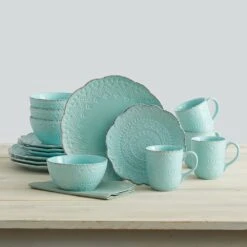 Remembrance Teal Dinnerware Set -Famous Tableware Store 5177557 1