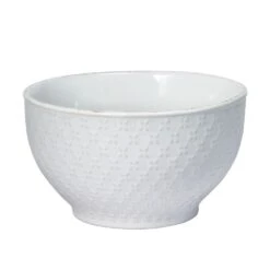 French Lace Set Of 4 White Soup Cereal Bowls -Famous Tableware Store 5211119 1