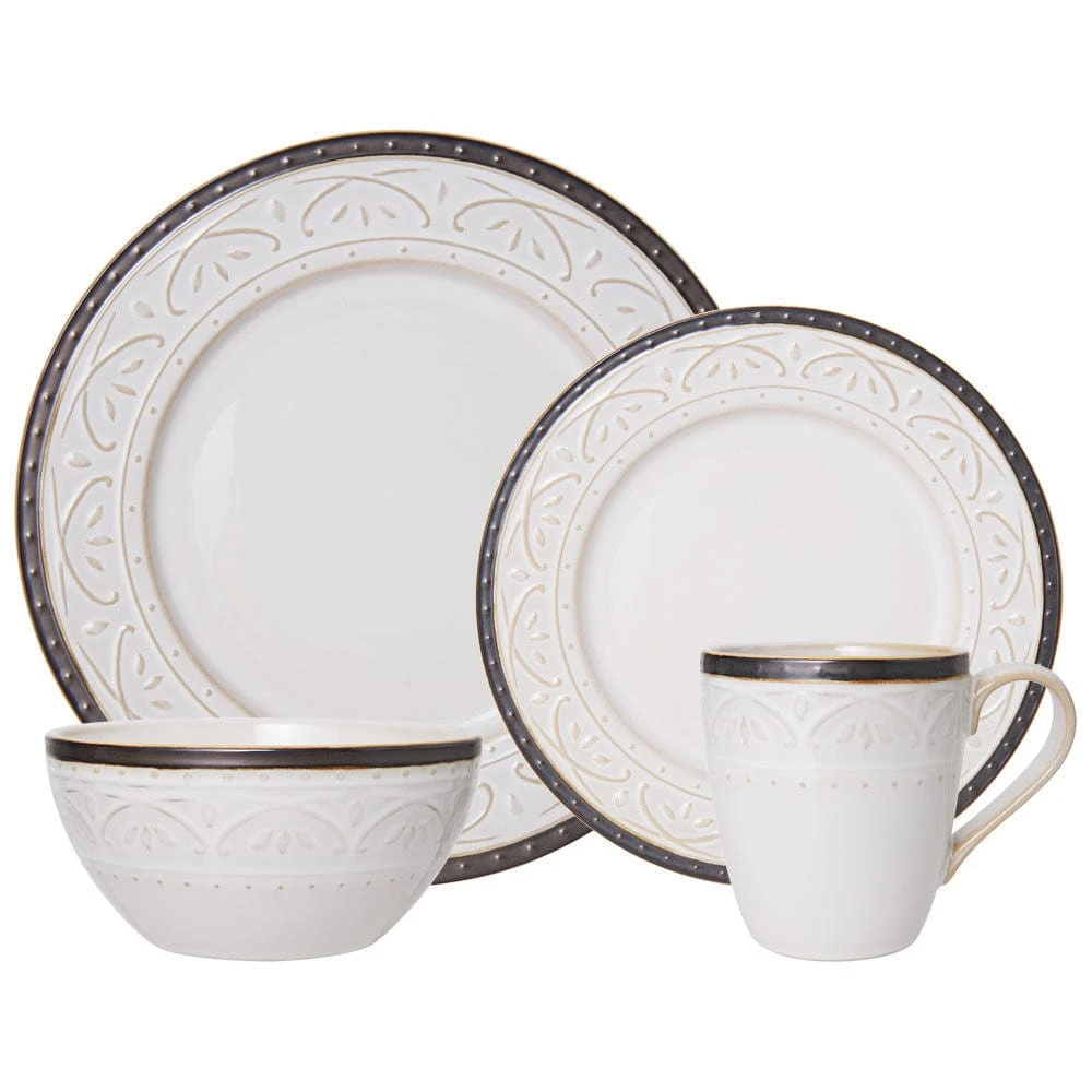 Promenade Scroll 16 Piece Dinnerware Set, Service For 4 8 Promenade Scroll 16 Piece Dinnerware Set, Service For 4 - Image 6