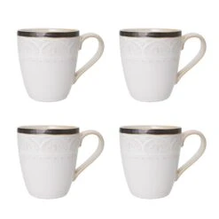 Promenade Scroll 16 Piece Dinnerware Set, Service For 4 12 Promenade Scroll 16 Piece Dinnerware Set, Service For 4 -Famous Tableware Store 5217018 CO2