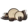 Anastasia Cream 16 Piece Dinnerware Set, Service For 4 -Famous Tableware Store 5239189