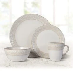 Amelia 16 Piece Dinnerware Set, Service For 4 -Famous Tableware Store 5246633 Lifestyle 4PCS
