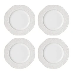 Abby White 16 Piece Dinnerware Set, Service For 4 -Famous Tableware Store 5267392 CO3