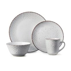 Bumble Bee White 16 Piece Dinnerware Set, Service For 4 -Famous Tableware Store 5274285 4pc onWhite