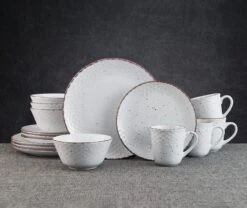 Bumble Bee White 16 Piece Dinnerware Set, Service For 4 -Famous Tableware Store 5274285 Web Lifestyle 2