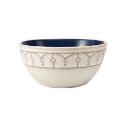 Remi Blue 16 Piece Dinnerware Set, Service For 4 -Famous Tableware Store 5275473 PFZ RemiBlue bowl onWhite