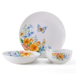 Anna 18 Piece Dinnerware Set, Service For 6 -Famous Tableware Store 5275547 Anna 3pps onWhite