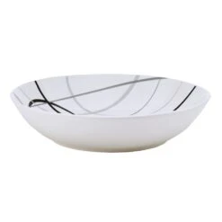 Circles 18 Piece Dinnerware Set, Service For 6 -Famous Tableware Store 5276287 Circles salad onWhite
