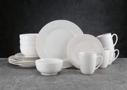 Kendall 16 Piece Dinnerware Set, Service For 4 -Famous Tableware Store 5276341 16pcs Lifestyle 1