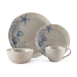 Southport 16 Piece Dinnerware Set, Service For 4 -Famous Tableware Store 5281352 Southport 4pc silo