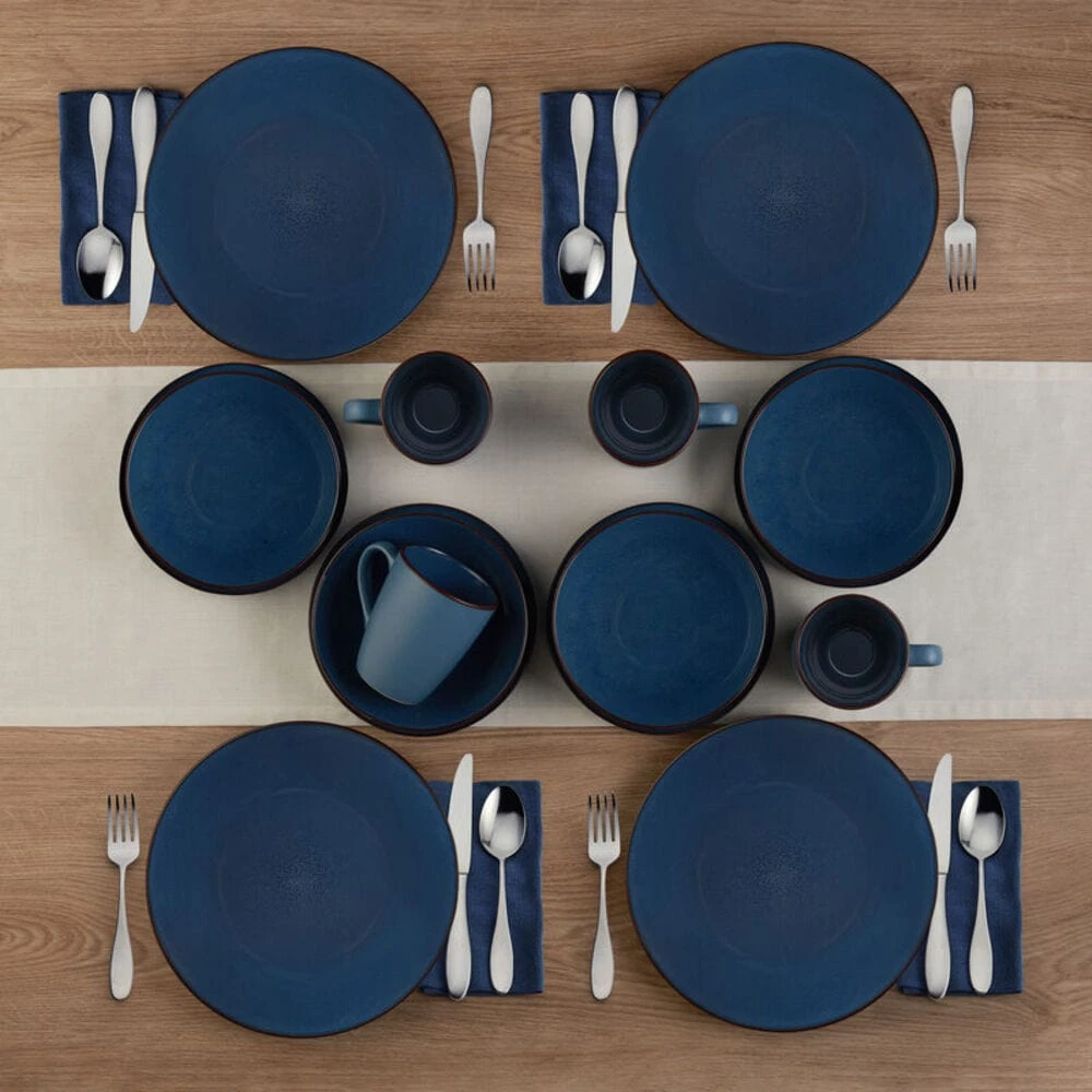 Pierce Blue 16 Piece Dinnerware Set, Service For 4 5 Pierce Blue 16 Piece Dinnerware Set, Service For 4 - Image 3