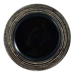 Bryson Black 16 Piece Dinnerware Set, Service For 4 -Famous Tableware Store 5286211 Pfz Bryson dinner silo