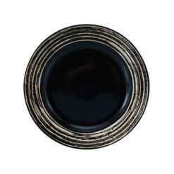 Bryson Black 16 Piece Dinnerware Set, Service For 4 -Famous Tableware Store 5286211 Pfz Bryson salad silo