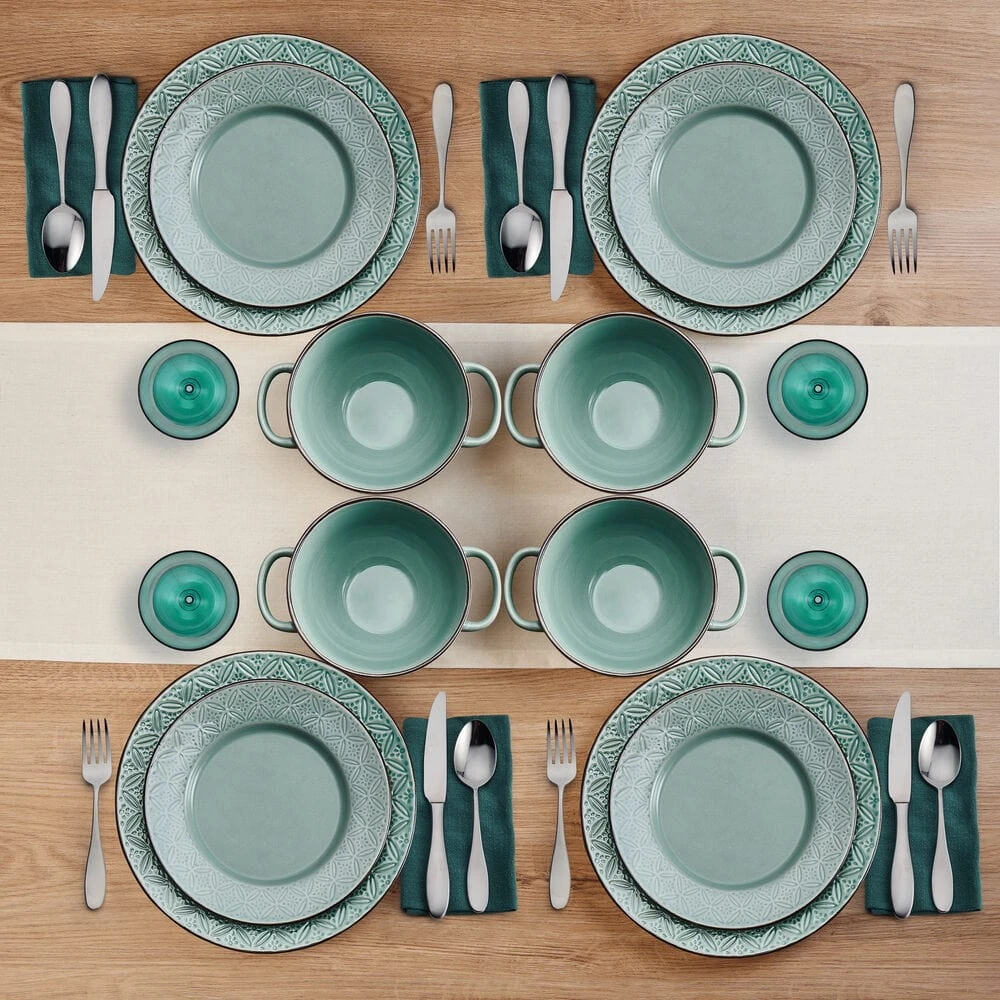 Kori Sage 12 Piece Dinnerware Set, Service For 4 4 Kori Sage 12 Piece Dinnerware Set, Service For 4 - Image 2
