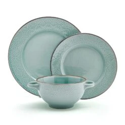 Kori Sage 12 Piece Dinnerware Set, Service For 4 19 Kori Sage 12 Piece Dinnerware Set, Service For 4 -Famous Tableware Store 5291252 PFZ Kori Sage 3pc silo