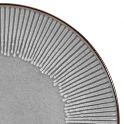 Arlie Gray 12 Piece Dinnerware Set, Service For 4 -Famous Tableware Store 5291360 closeup