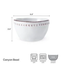 Canyon Bead Set Of 4 Fruit Bowls -Famous Tableware Store 5291829 infographic