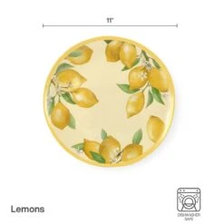 Lemons Set Of 4 Outdoor Melamine Dinner Plates 9 Lemons Set Of 4 Outdoor Melamine Dinner Plates -Famous Tableware Store 5293373 dinner infographic