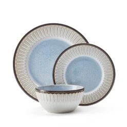 Clara 12 Piece Dinnerware Set, Service For 4 19 Clara 12 Piece Dinnerware Set, Service For 4 -Famous Tableware Store 5293896 PFZ Clara 3pc Dinnerware Silo