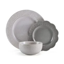 Gia 12 Piece Dinnerware Set, Service For 4 -Famous Tableware Store 5293901 PFZ Gia 3pc Dinnerware Silo