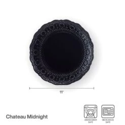 Chateau Midnight Set Of 4 Dinner Plates 10 Chateau Midnight Set Of 4 Dinner Plates -Famous Tableware Store 5296064 PFZ Chateau Navy Dinner Plate Infographic Dims