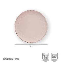 Chateau Pink Set Of 4 Dinner Plates -Famous Tableware Store 5296065 CP dinnerplate infographicupdated