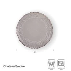 Chateau Smoke Set Of 4 Dinner Plates 10 Chateau Smoke Set Of 4 Dinner Plates -Famous Tableware Store 5296066 CS dinnerplate infographicupdated 1