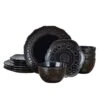 Chateau Midnight 12 Piece Dinnerware Set, Service For 4 -Famous Tableware Store 5296078 LF1 silo