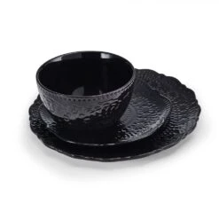 Chateau Midnight 12 Piece Dinnerware Set, Service For 4 17 Chateau Midnight 12 Piece Dinnerware Set, Service For 4 -Famous Tableware Store 5296078 PFZ Chateau Navy 3pc Set Silo 3Q