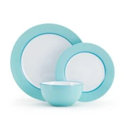 Grayson Teal 12 Piece Dinnerware Set, Service For 4 19 Grayson Teal 12 Piece Dinnerware Set, Service For 4 -Famous Tableware Store 5296690 GraysonTeal 3pc