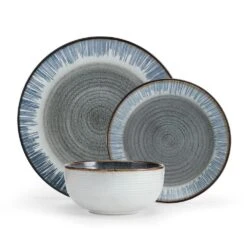Jamie 12 Piece Dinnerware Set, Service For 4 -Famous Tableware Store 5296885 Jaimie 3pc silo