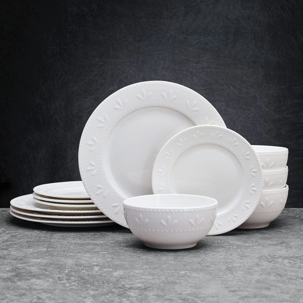 Maddy 12 Piece Dinnerware Set, Service For 4 4 Maddy 12 Piece Dinnerware Set, Service For 4 - Image 2