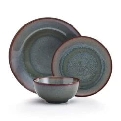 Mackensie 12 Piece Dinnerware Set, Service For 4 -Famous Tableware Store 5305444 FR mackensie12pcdinnerwareset