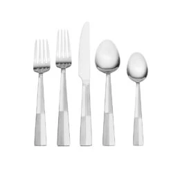 Arabesque Frost 42 Piece Flatware Set With Caddy, Service For 8 -Famous Tableware Store Arabesque Frost 42 Piece Flatware Set 5303755 3