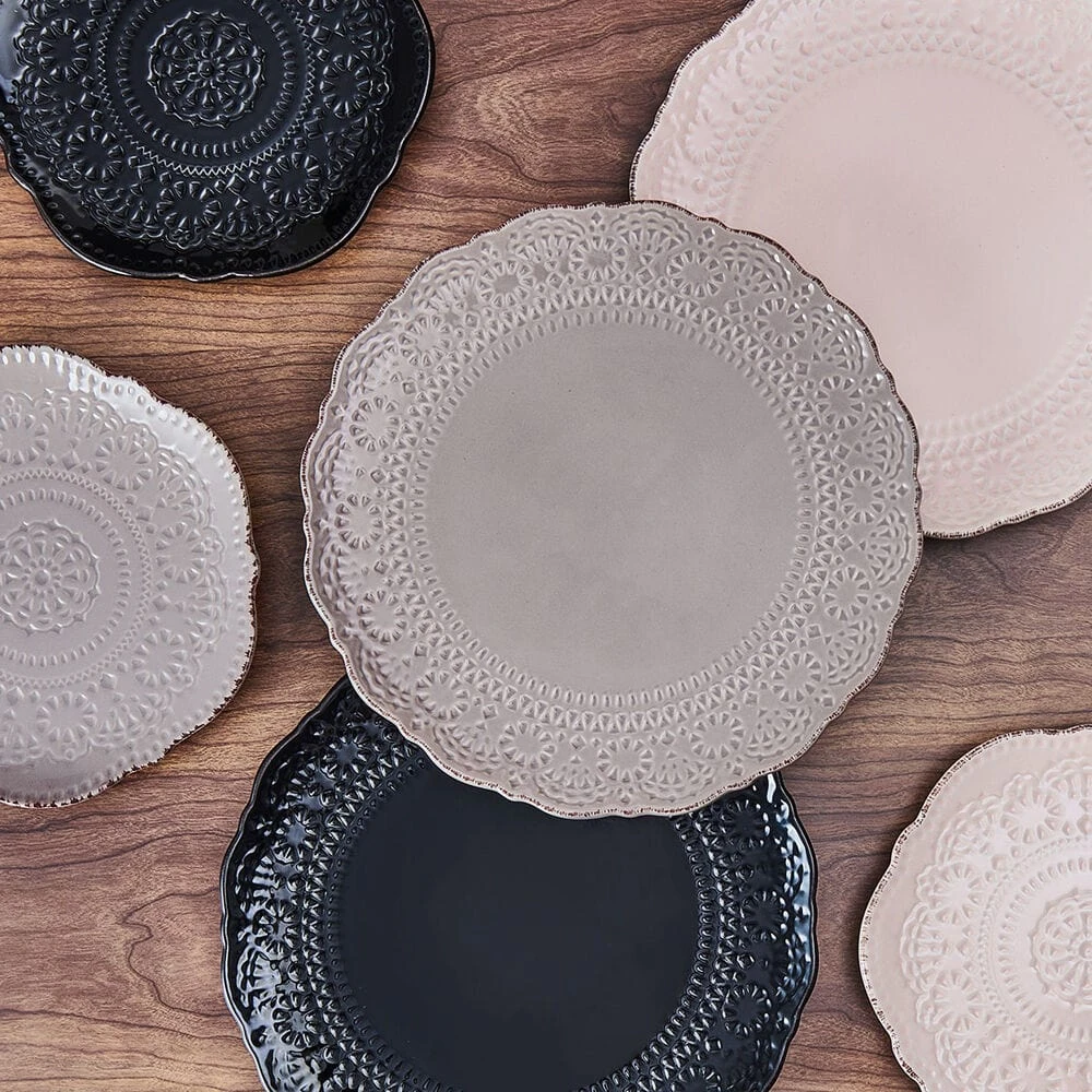 Chateau Smoke Set Of 4 Dinner Plates 4 Chateau Smoke Set Of 4 Dinner Plates - Image 2