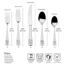 Enjoy 20 Piece Flatware Set, Service For 4 -Famous Tableware Store Enjoy 20 Piece Flatware Set Service for 4 5287738 4