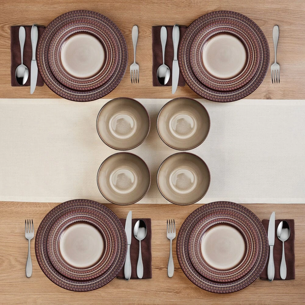 Skylar 12 Piece Dinnerware Set, Service For 4 5 Skylar 12 Piece Dinnerware Set, Service For 4 - Image 3