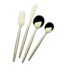 Shea Gold Forged 16 Piece Flatware Set, Service For 4