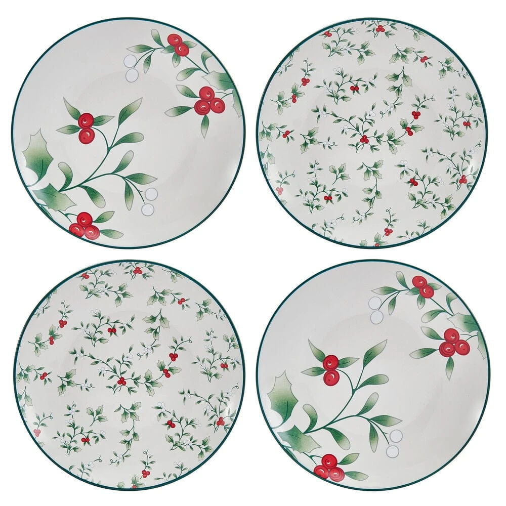 Winterberry® Set Of 4 Appetizer Plates, 6 Inch 3 Winterberry® Set Of 4 Appetizer Plates, 6 Inch