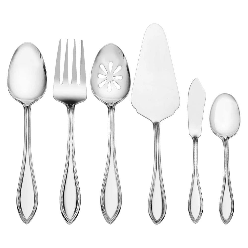 American Bead 53 Piece Flatware Set, Service For 8 5 American Bead 53 Piece Flatware Set, Service For 8 - Image 3