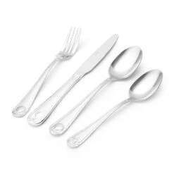 Antigua Frost 16 Piece Flatware Set, Service For 4