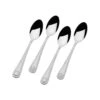 Antiqua Frost Set Of 4 Mini Coffee Spoons 1 Antiqua Frost Set Of 4 Mini Coffee Spoons -Famous Tableware Store antiqua frost set of 4 demitasse spoons 5227183 1