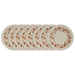 Autumn Berry Set Of 8 Salad Plates