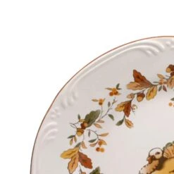 Autumn Berry Set Of 8 Turkey Salad Plates -Famous Tableware Store autumn berry set of 8 turkey salad plates K85152689 2