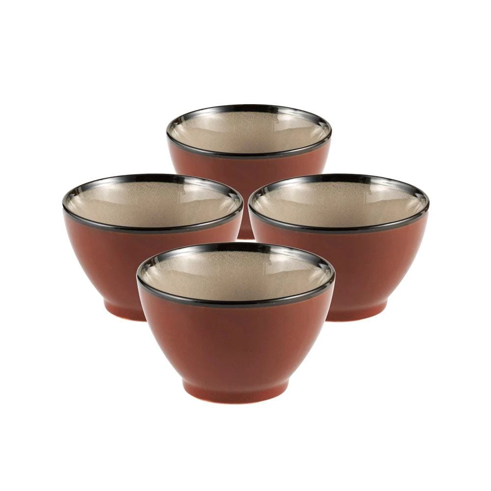 Belmont Red Fruit Bowls, Set Of 4 3 Belmont Red Fruit Bowls, Set Of 4