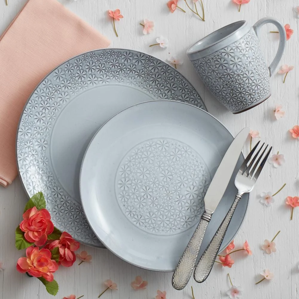 Blossom White 16 Piece Dinnerware Set, Service For 4 4 Blossom White 16 Piece Dinnerware Set, Service For 4 - Image 2