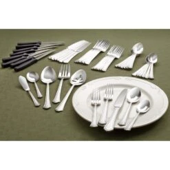 Capri Frost 53 Piece Flatware Set, Service For 8 -Famous Tableware Store capri frost 53 piece flatware set service for 8 5102569 4