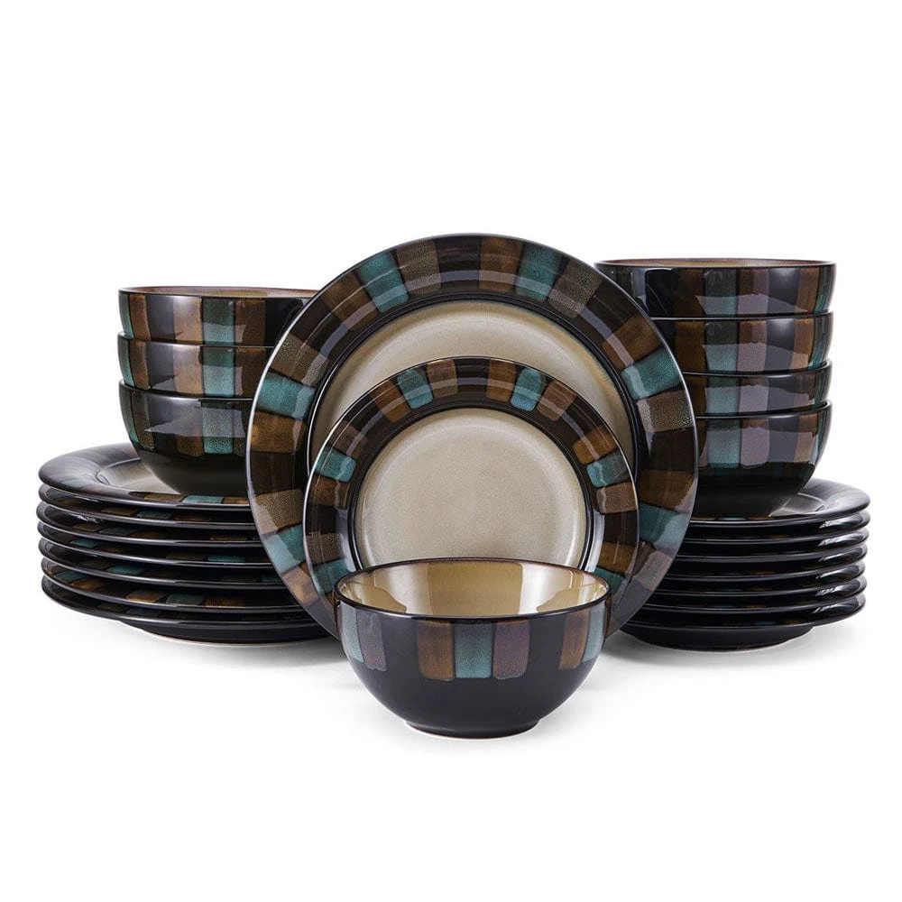 Cayman 24 Piece Dinnerware Set, Service For 8 3 Cayman 24 Piece Dinnerware Set, Service For 8