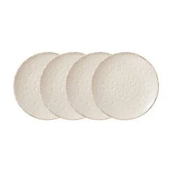 Chateau Cream Set Of 4 Appetizer Plates