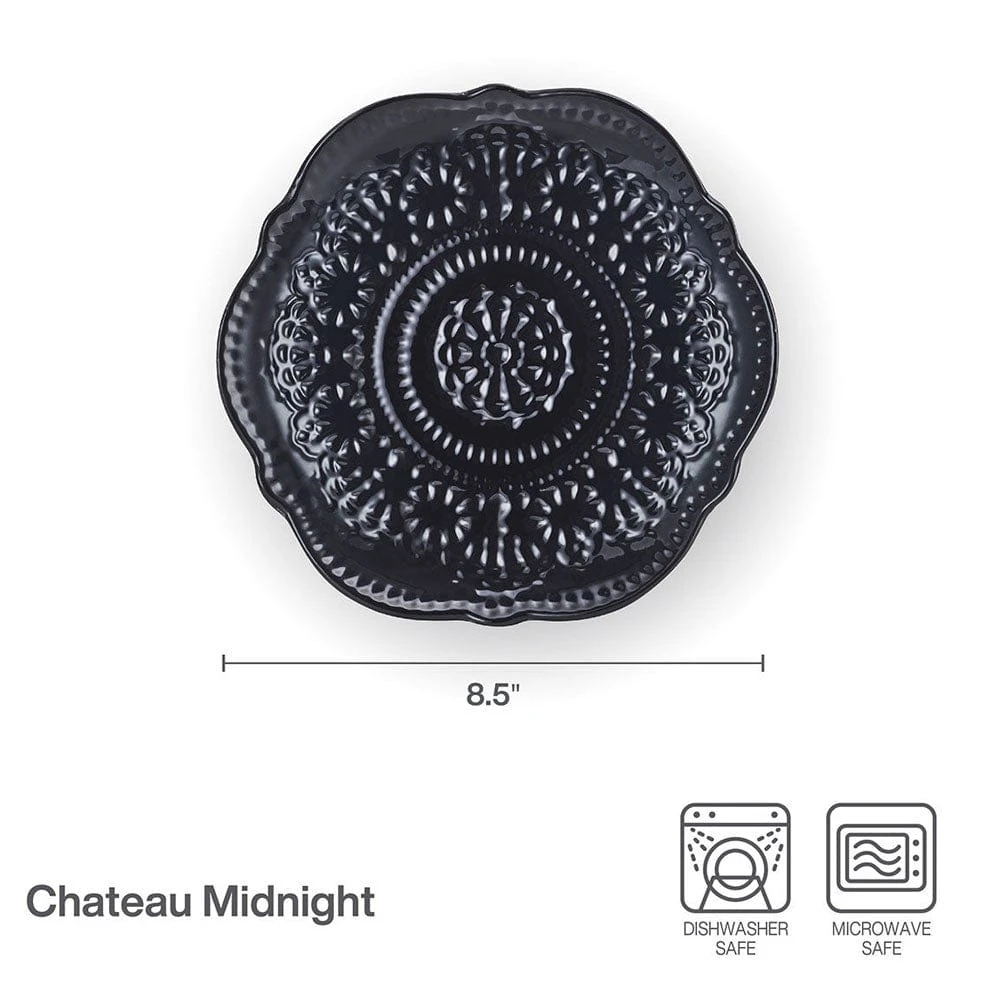 Chateau Midnight Set Of 4 Salad Plates 8 Chateau Midnight Set Of 4 Salad Plates - Image 6
